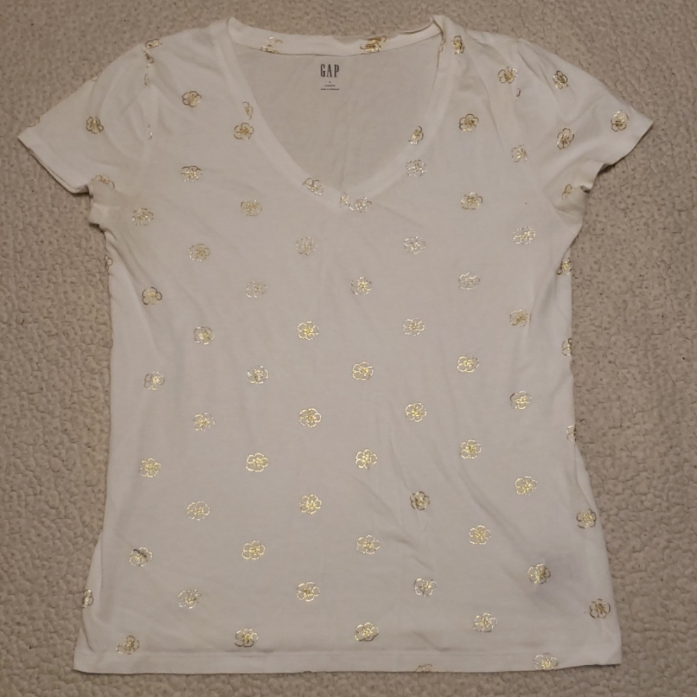 Floral Shimmer Top